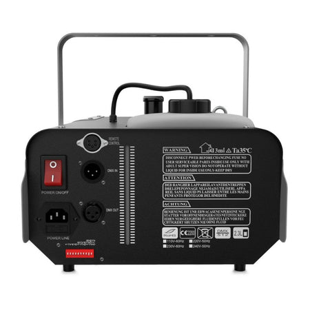 Audibax Smoke 1500 DMX - Maquina Humo 1500w Discoteca Profesional + Mando Inalámbrico - Tempo Shop