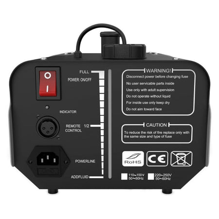 Audibax Smoke 900 - Maquina Humo 900W Discoteca Profesional + Mando Inalámbrico - Tempo Shop