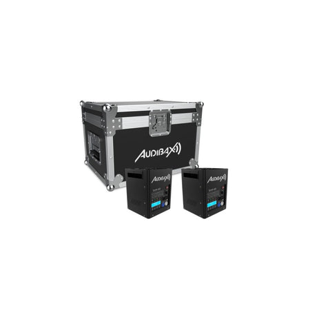 Audibax Spark 600 Máquina de Fuego Frío 2 Unidades + Flightcase Doble - Pack Profesional de Efectos Especiales