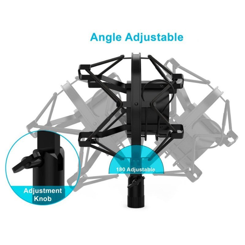 Audibax SPM1 Black - Araña para Micrófono 46 - 48mm - Tempo Shop