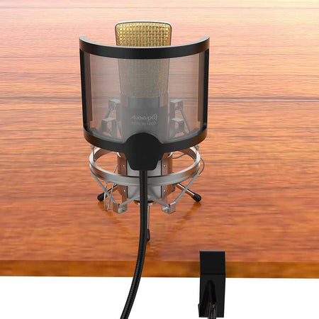 Audibax The Shield - Filtro antipop en forma de escudo