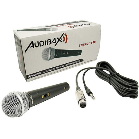 Audibax Tokyo 1600 - Micrófono de mano Cardioide cuerpo metálico - Tempo Shop