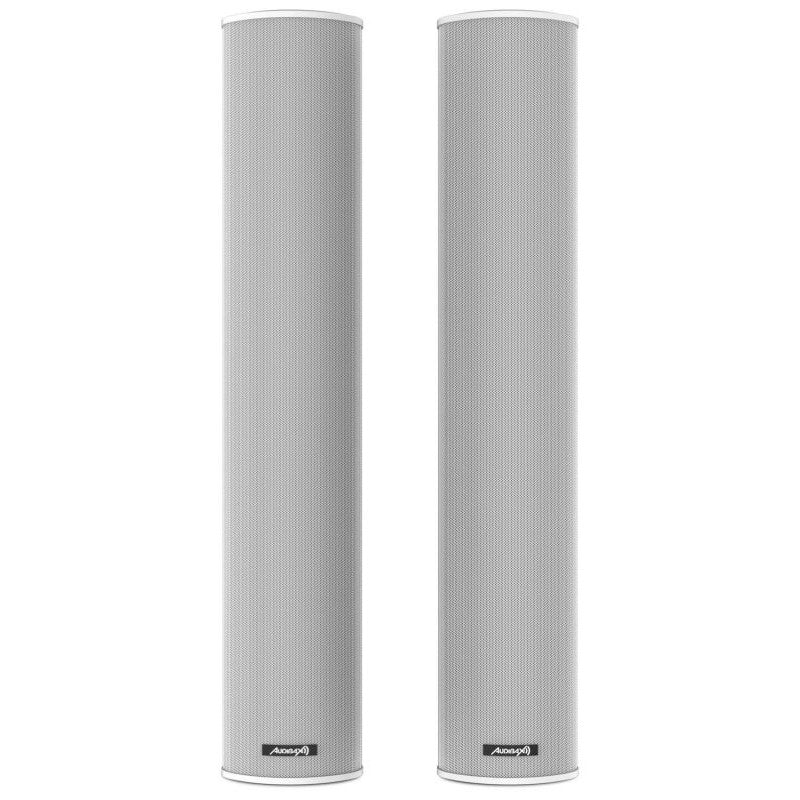 Audibax Tucson 60 White - Altavoces Pasivos Columnas para Exterior Blanco Exterior Línea de 100V - Tempo Shop