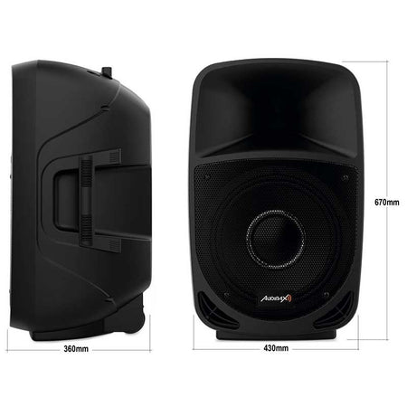 Audibax Vegas 15 - Altavoz Profesional Bluetooth15" + Motor 1" y Efectos Lumínicos - Tempo Shop