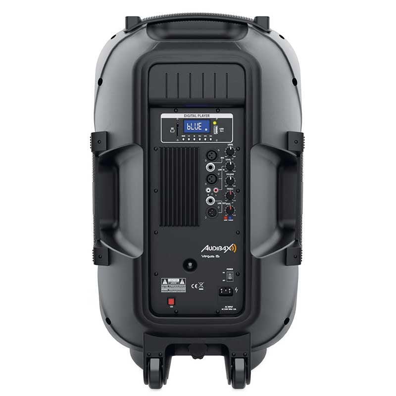 Audibax Vegas 15 - Altavoz Profesional Bluetooth15" + Motor 1" y Efectos Lumínicos - Tempo Shop