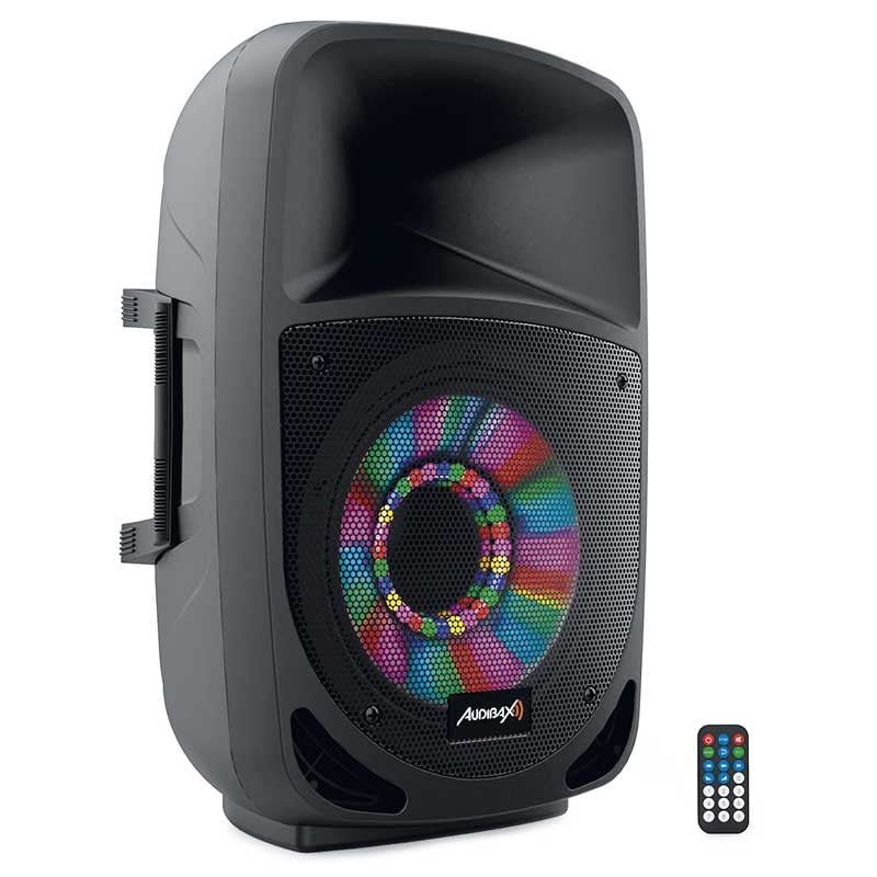 Audibax Vegas 15 - Altavoz Profesional Bluetooth15" + Motor 1" y Efectos Lumínicos - Tempo Shop