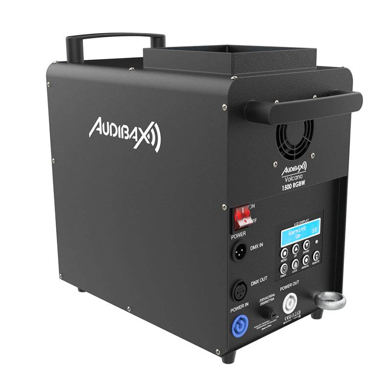 Audibax Volcano 1500 RGBW - Máquina de Humo 1500W + 240W LED RGBW - Tempo Shop