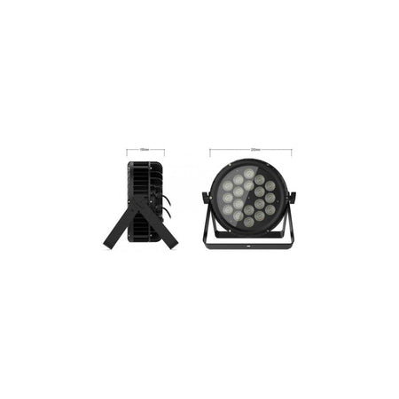 Audibax Water 180 - Foco Par LED IP65 Exterior 180W RGBW - Tempo Shop