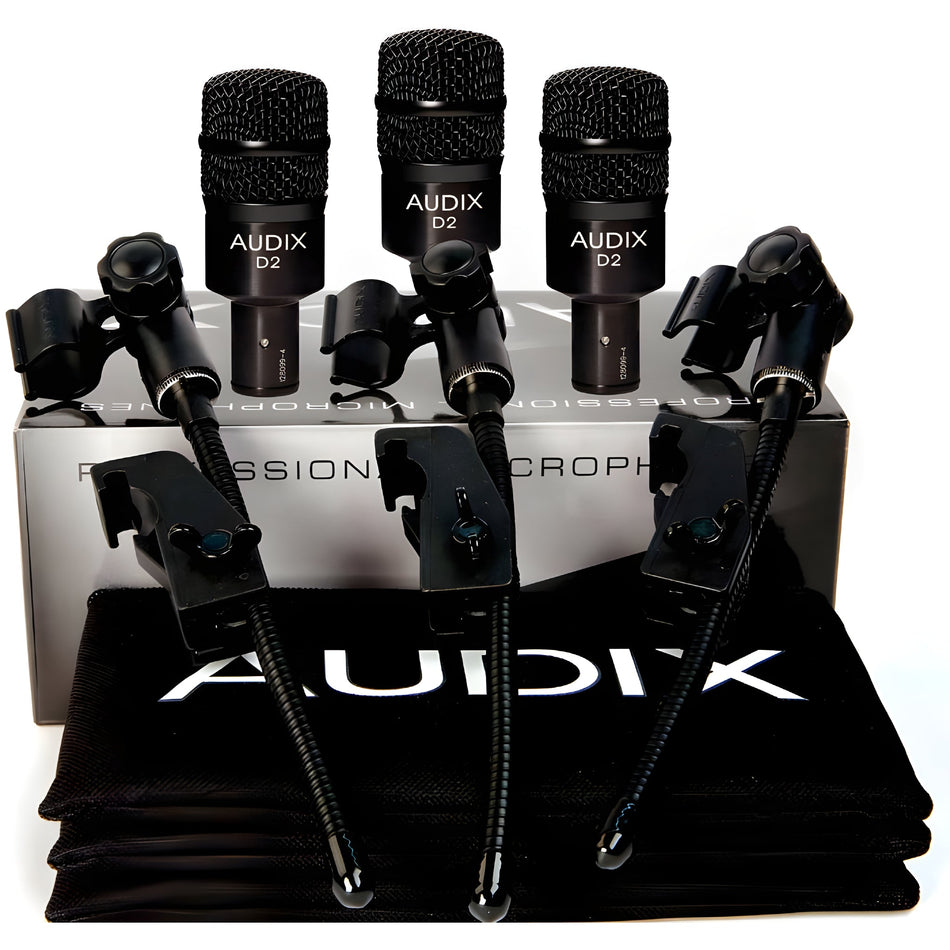 Audix D2TRIO - Set de micrófonos de batería - Tempo Shop