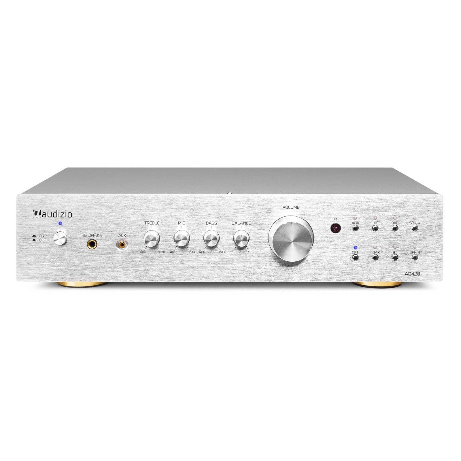 Audizio AD420A - Amplificador Hifi 4 Canales Aluminio - Tempo Shop