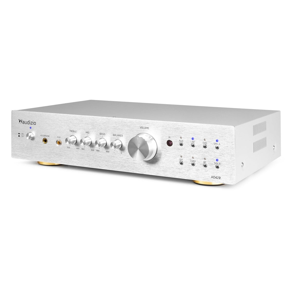 Audizio AD420A - Amplificador Hifi 4 Canales Aluminio - Tempo Shop