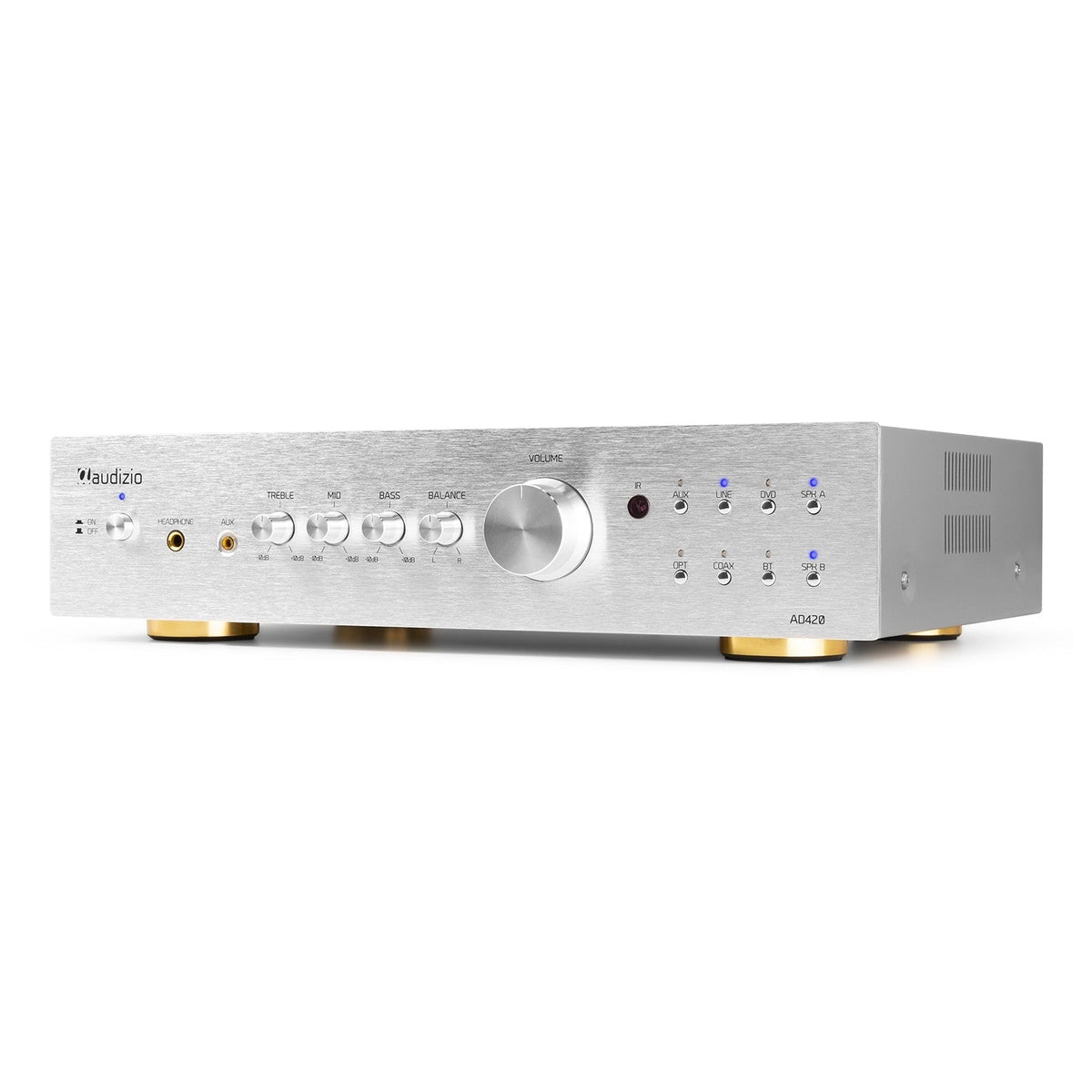 Audizio AD420A - Amplificador Hifi 4 Canales Aluminio - Tempo Shop