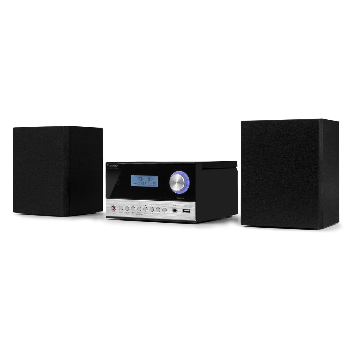 Audizio Arles - Sistema Micro HiFi DAB+ Negro/Plata - Tempo Shop