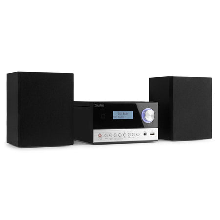 Audizio Arles - Sistema Micro HiFi DAB+ Negro/Plata - Tempo Shop
