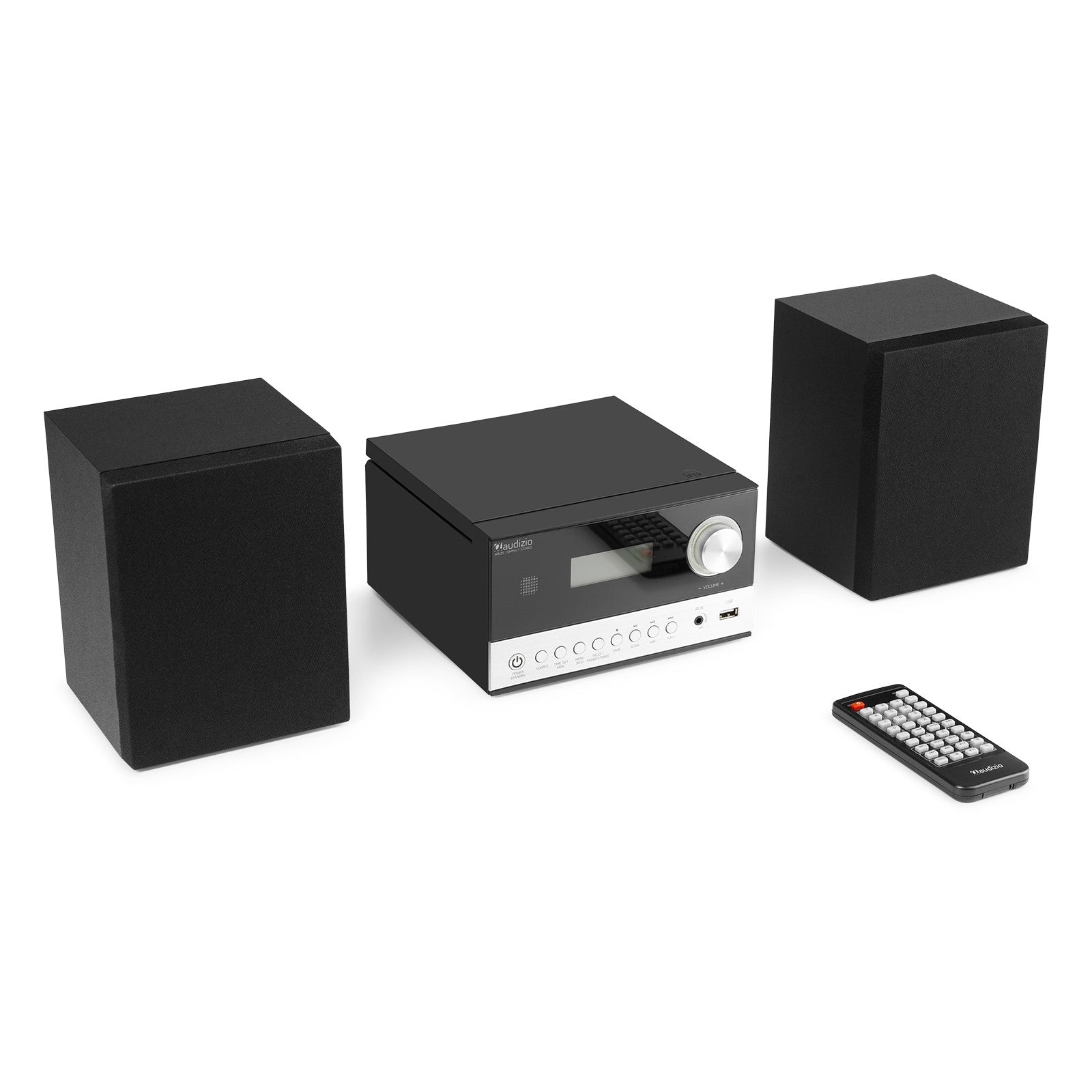 Audizio Arles - Sistema Micro HiFi DAB+ Negro/Plata - Tempo Shop