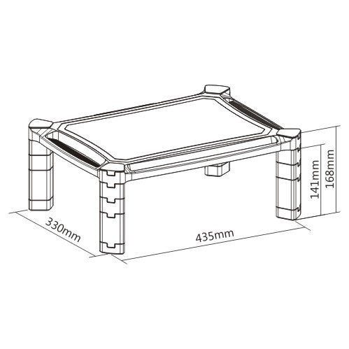 Audizio AMR10 - Elevador ajustable para monitor o portátil - Tempo Shop