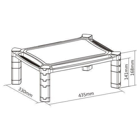 Audizio AMR10 - Elevador ajustable para monitor o portátil - Tempo Shop