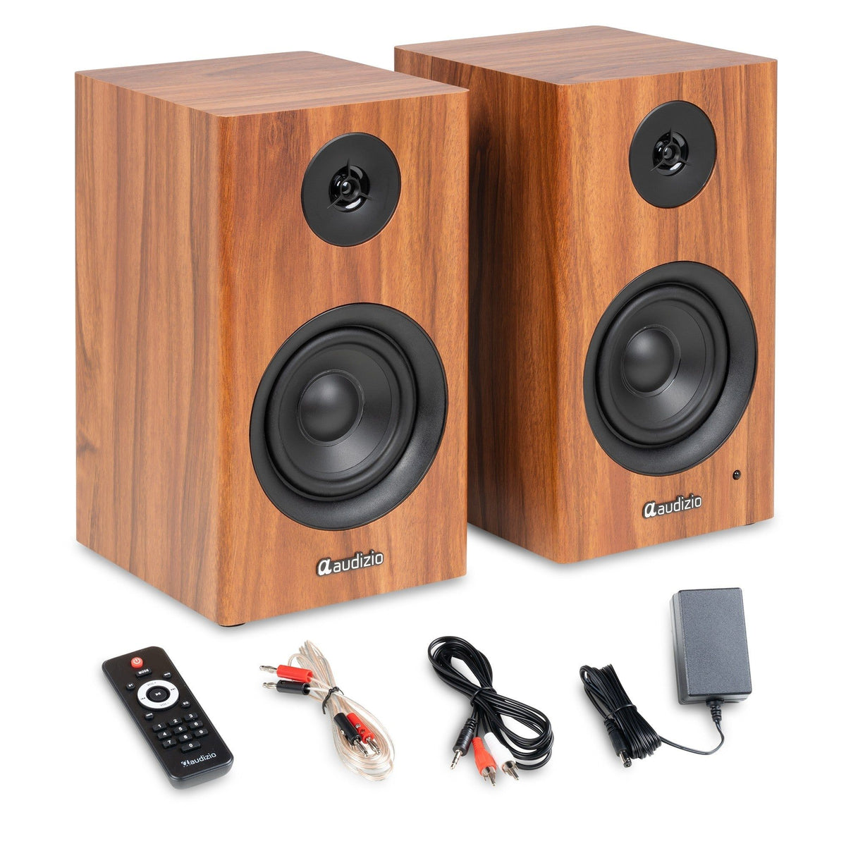 Audizio BS15 - Altavoces Activos de Estantería 60W Madera - Tempo Shop