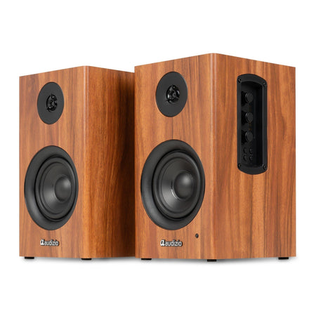 Audizio BS15 - Altavoces Activos de Estantería 60W Madera - Tempo Shop