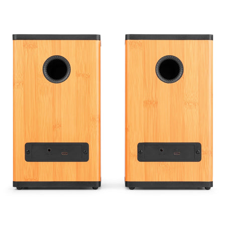Audizio BS20 - Altavoces activos de estantería en bambú - Tempo Shop