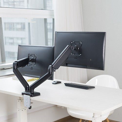 Audizio CMA20G - Brazo Doble para Monitor con amortiguador de gas 17” - 32” - Tempo Shop