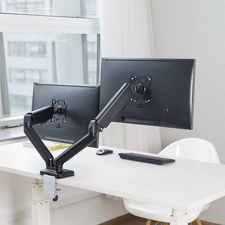 Audizio CMA20G - Brazo Doble para Monitor con amortiguador de gas 17” - 32” - Tempo Shop