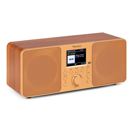 Audizio Genua - Radio Estéreo DAB+/FM con Bluetooth y Sonido de Alta Calidad en Color Cobre - Tempo Shop