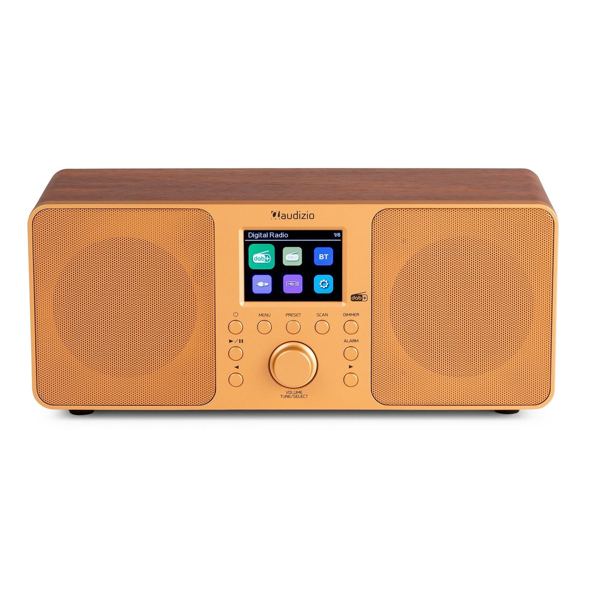 Audizio Genua - Radio Estéreo DAB+/FM con Bluetooth y Sonido de Alta Calidad en Color Cobre - Tempo Shop