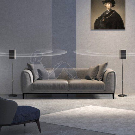Audizio HTS12 - Soporte de suelo para altavoz satélite, juego de 2 - Tempo Shop