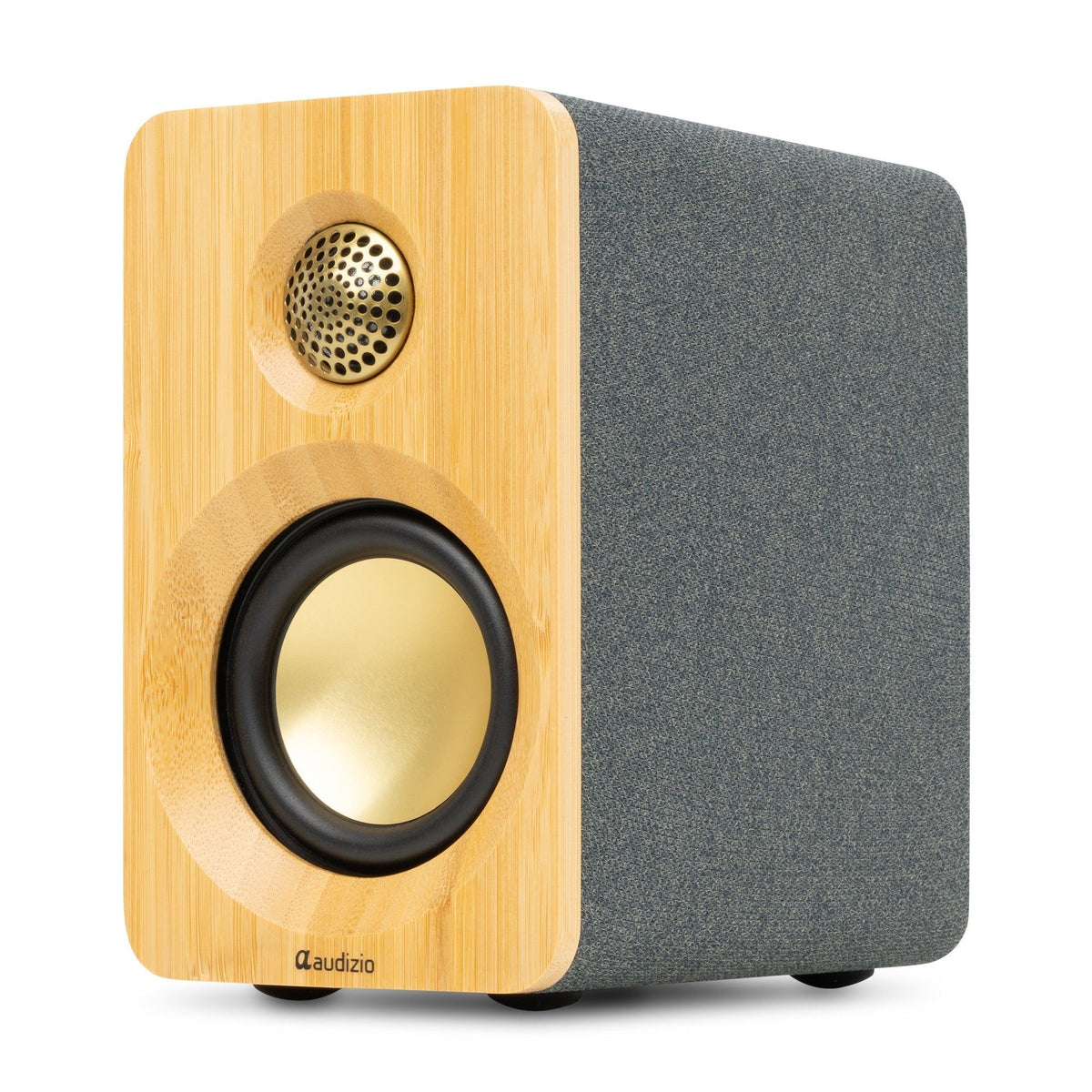Audizio KS16 - Altavoces de Estantería Activos 100W Bluetooth Bambú - Tempo Shop