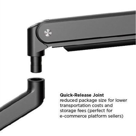 Audizio MAD30G - Triple Monitor Arm Gas Spring 17 - 27" - Tempo Shop