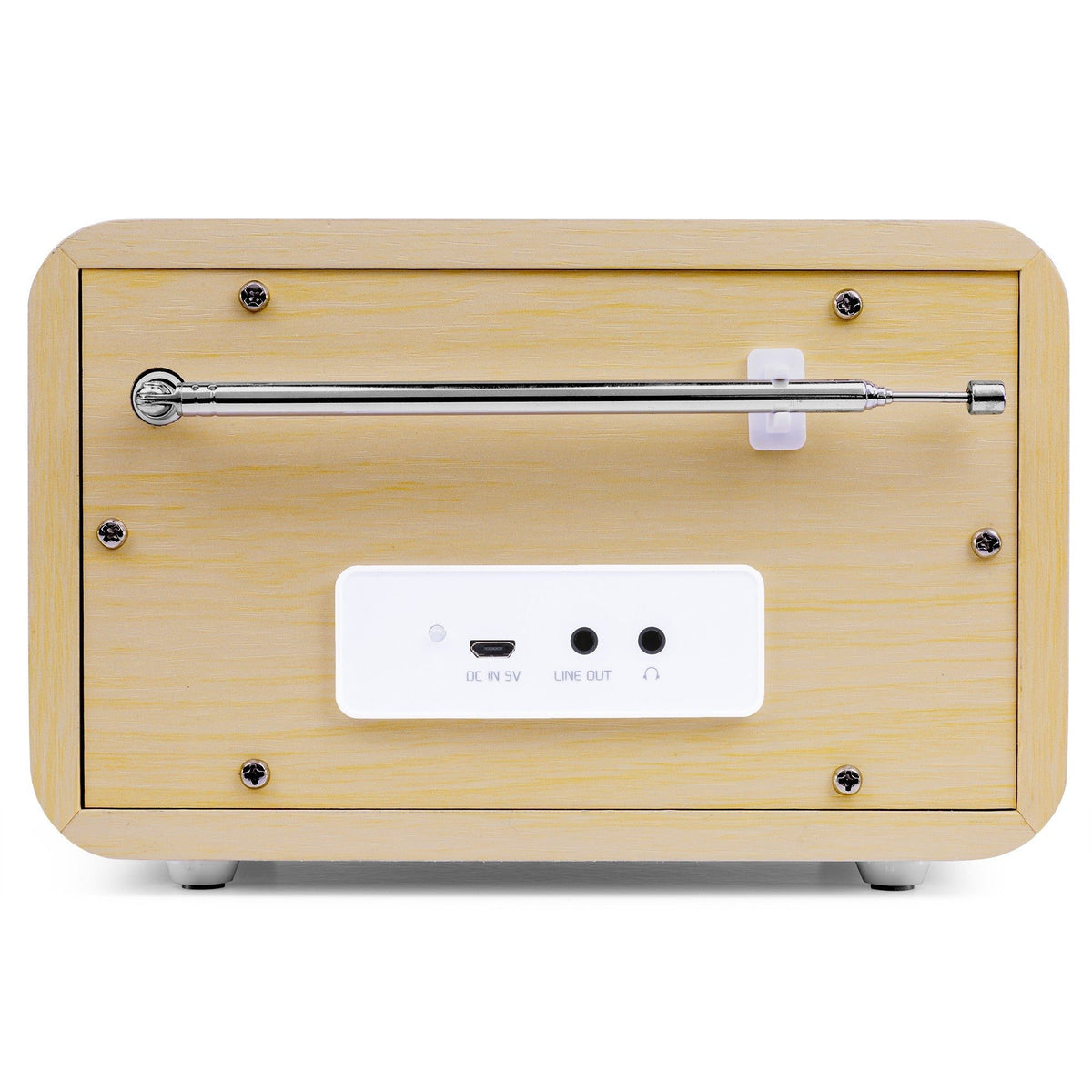 Audizio Milan - Radio Digital DAB+ con Batería y Bluetooth en Bambú - Tempo Shop