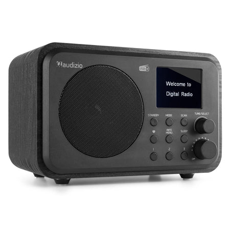 Audizio Milan - DAB+ Radio con Batería Negro - Tempo Shop