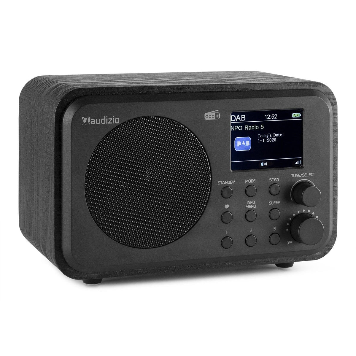 Audizio Milan - DAB+ Radio con Batería Negro - Tempo Shop