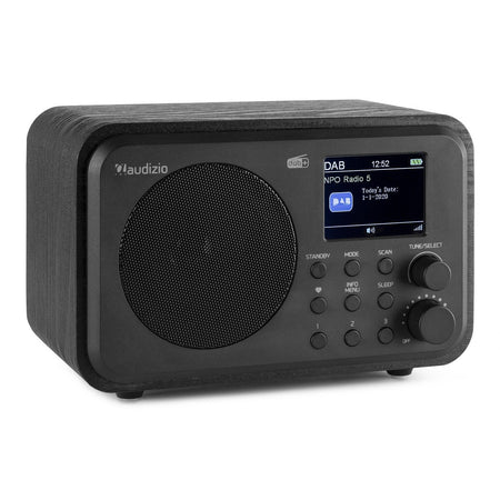 Audizio Milan - DAB+ Radio con Batería Negro - Tempo Shop
