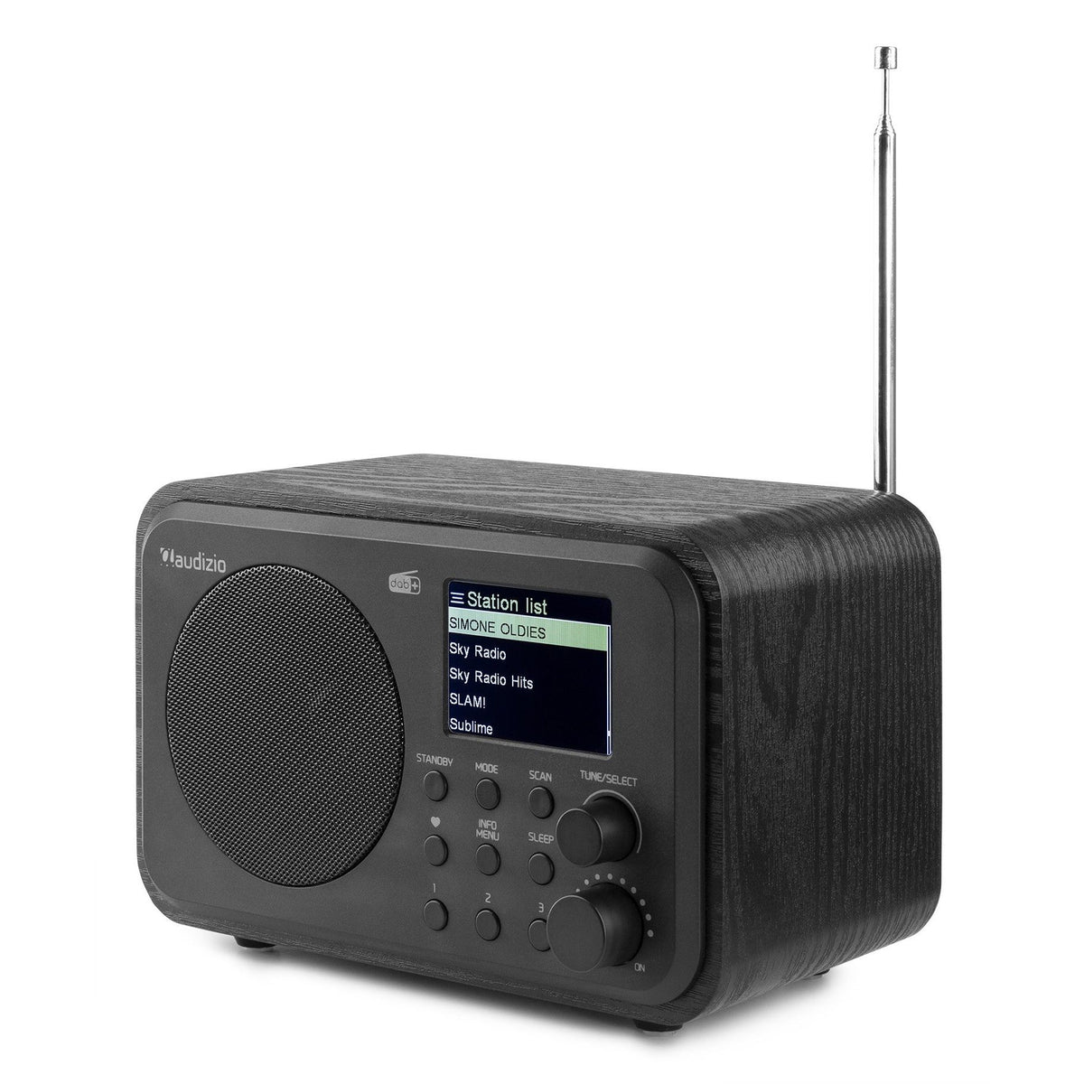 Audizio Milan - DAB+ Radio con Batería Negro - Tempo Shop