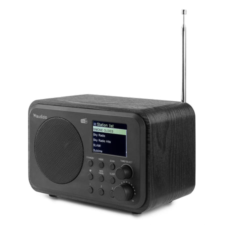 Audizio Milan - DAB+ Radio con Batería Negro - Tempo Shop