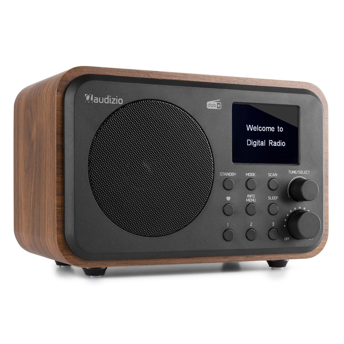 Audizio Milan - DAB+ Radio con Batería Madera - Tempo Shop
