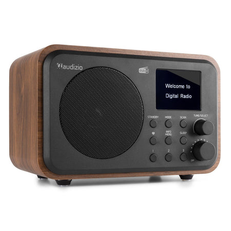 Audizio Milan - DAB+ Radio con Batería Madera - Tempo Shop
