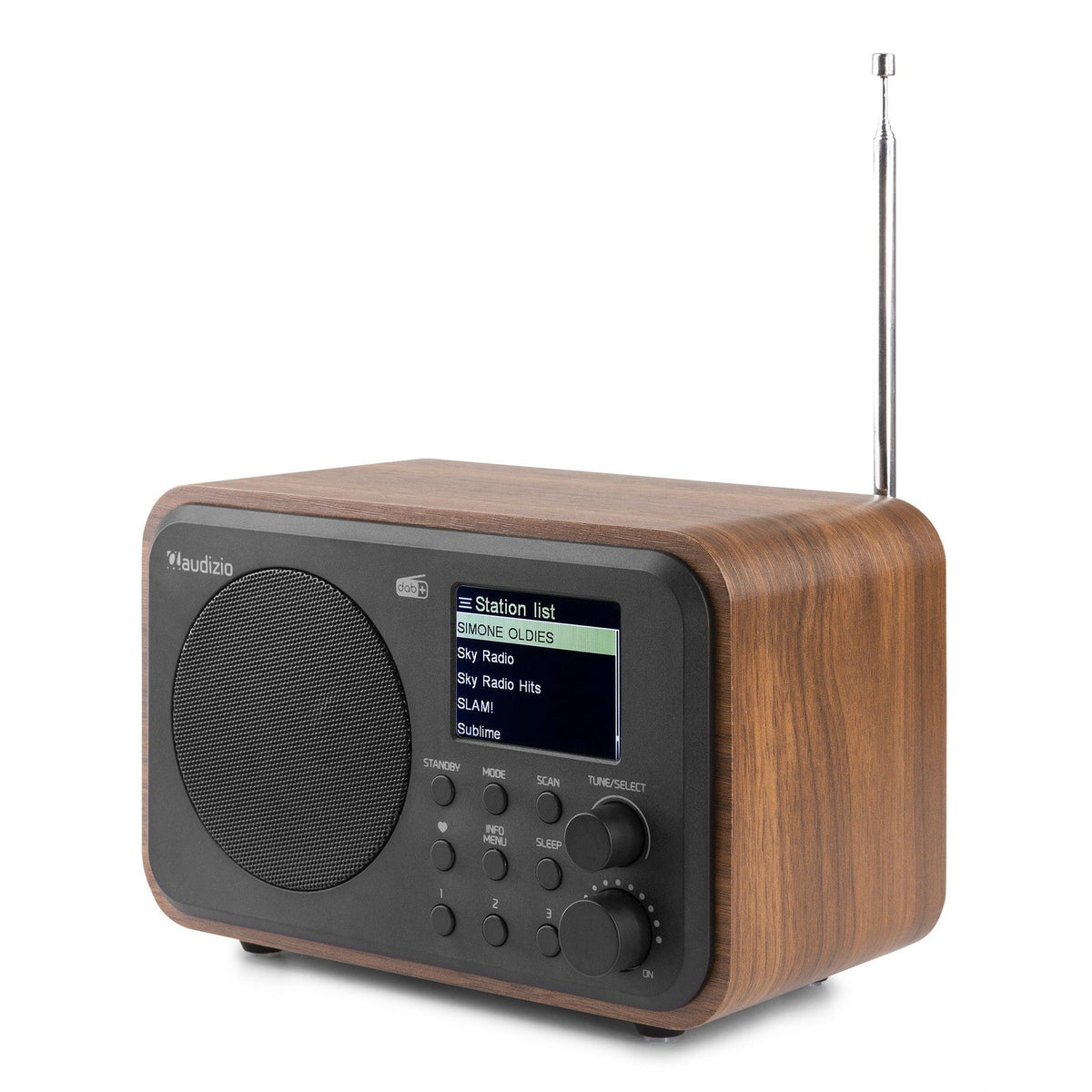 Audizio Milan - DAB+ Radio con Batería Madera - Tempo Shop