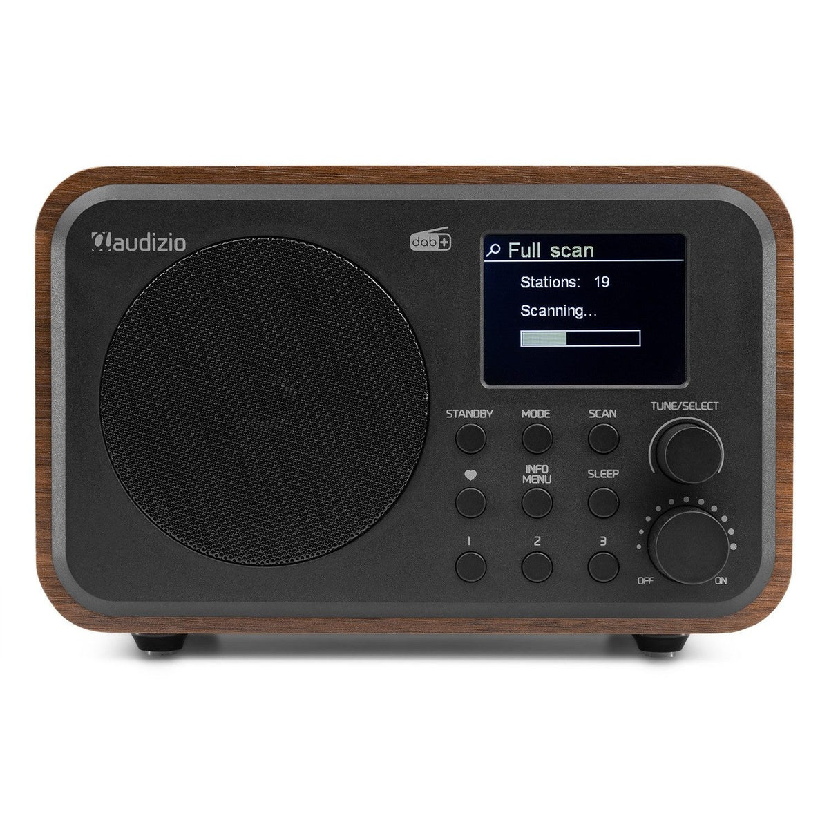 Audizio Milan - DAB+ Radio con Batería Madera - Tempo Shop