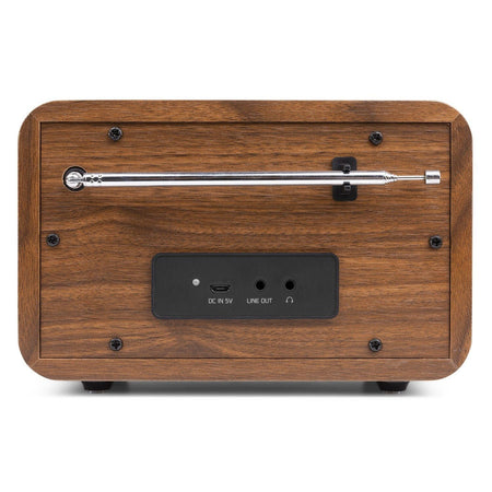 Audizio Milan - DAB+ Radio con Batería Madera - Tempo Shop