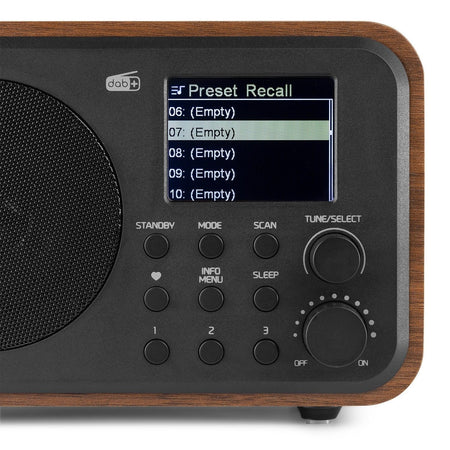 Audizio Milan - DAB+ Radio con Batería Madera - Tempo Shop