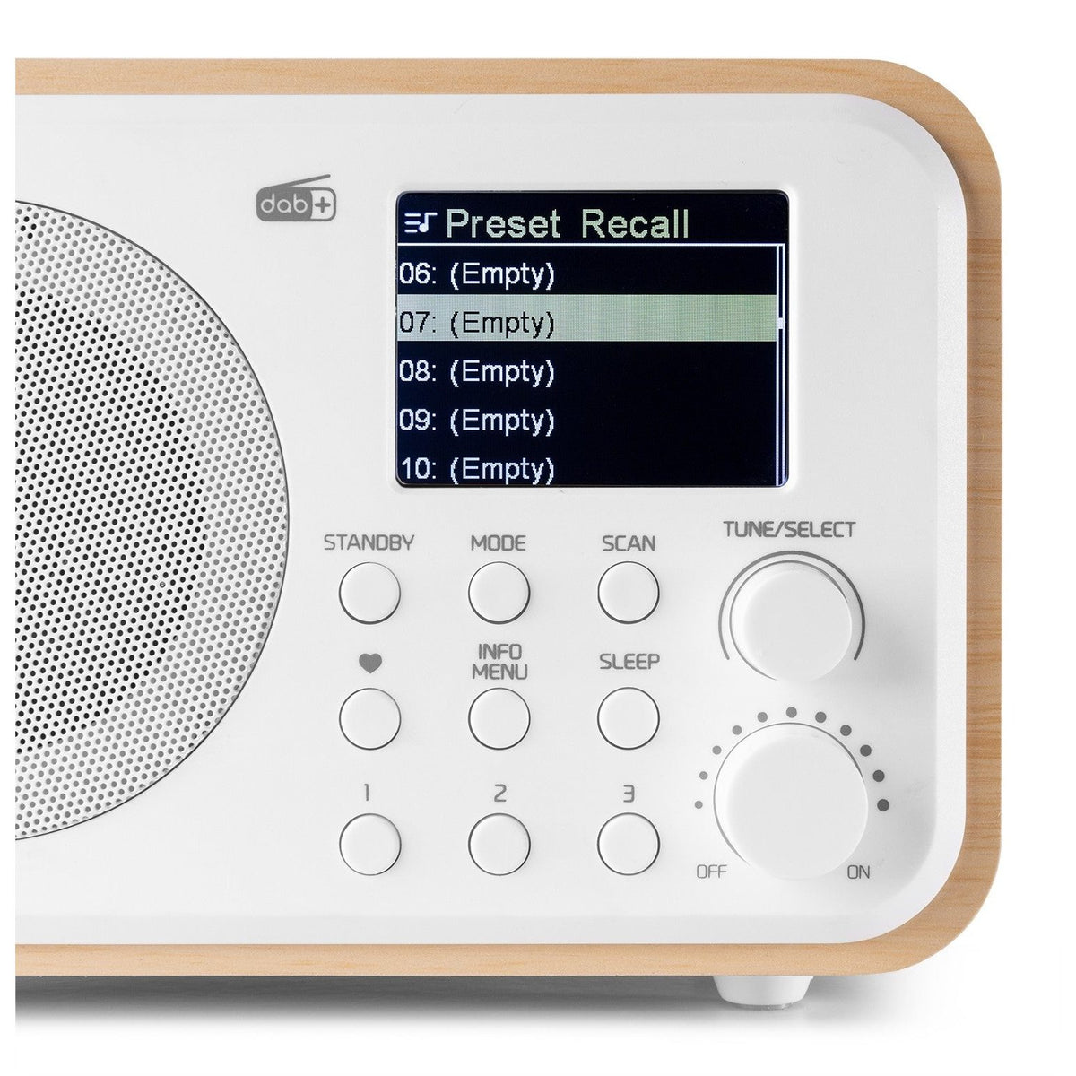 Audizio Milan - DAB+ Radio con Batería Blanco - Tempo Shop
