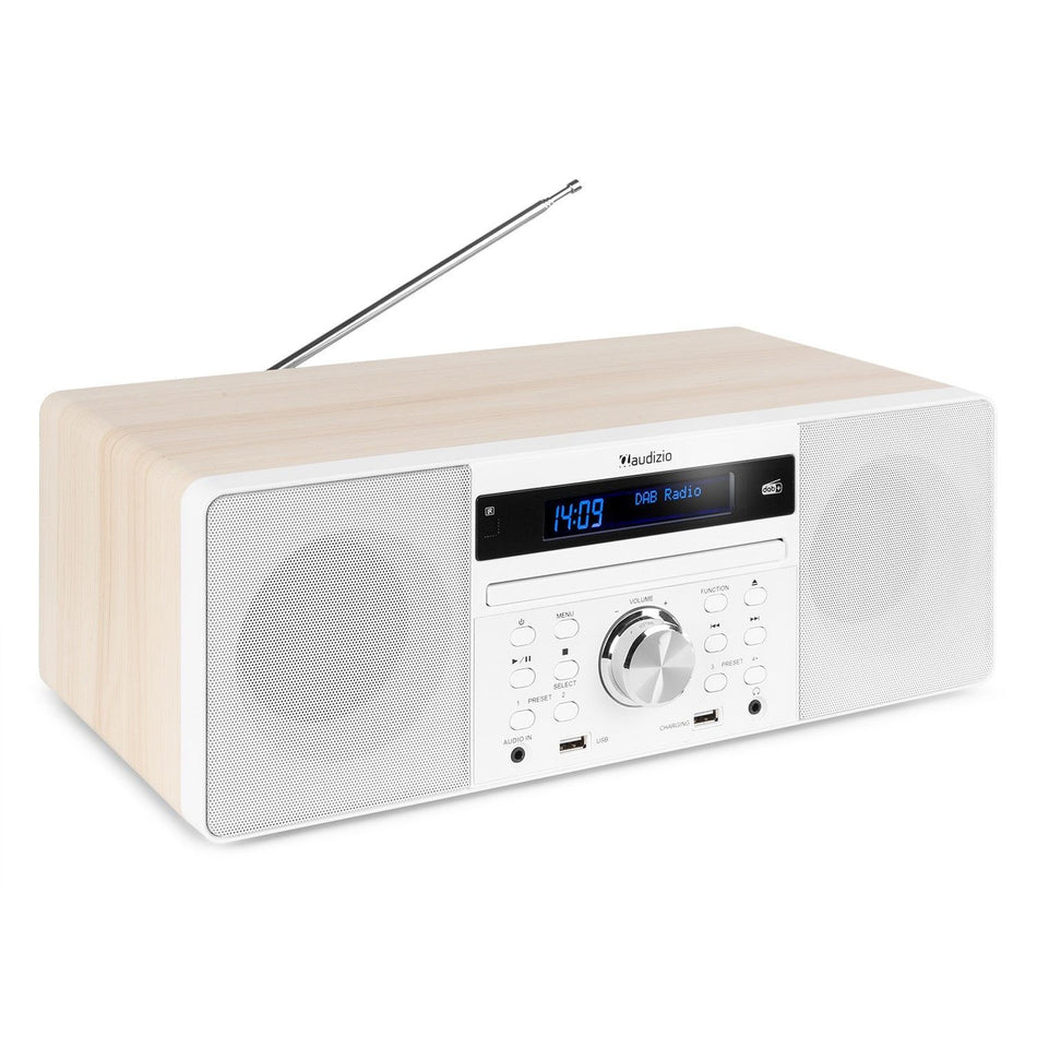 Audizio Prato - Sistema Musical todo - en - uno CD/DAB+ Blanco - Tempo Shop