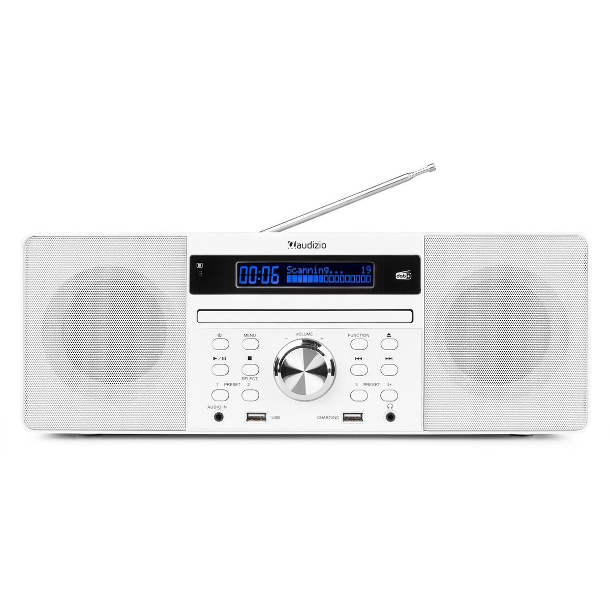 Audizio Prato - Sistema Musical todo - en - uno CD/DAB+ Blanco - Tempo Shop