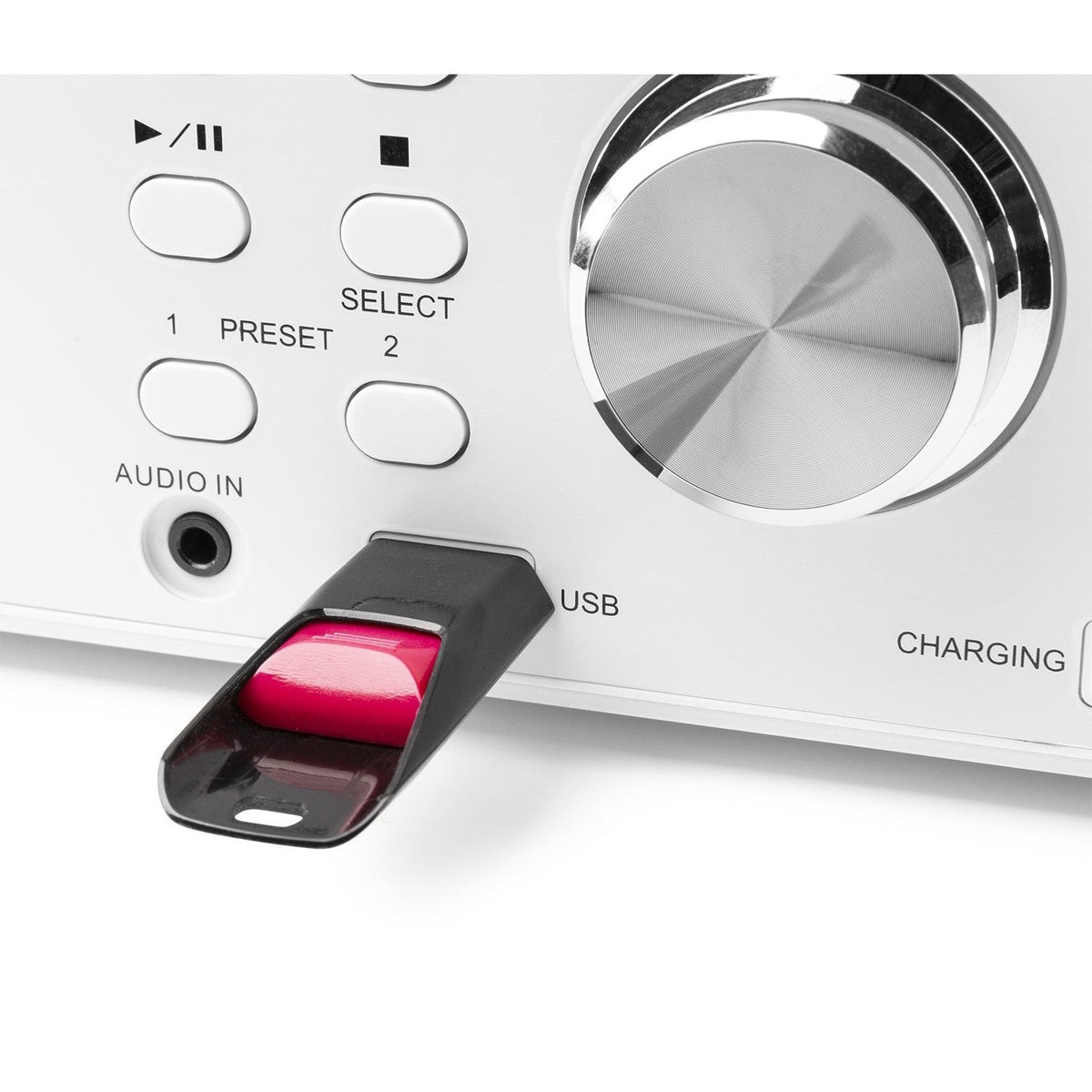 Audizio Prato - Sistema Musical todo - en - uno CD/DAB+ Blanco - Tempo Shop