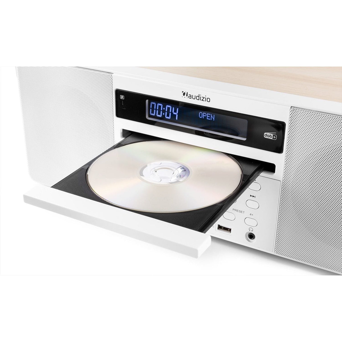 Audizio Prato - Sistema Musical todo - en - uno CD/DAB+ Blanco - Tempo Shop