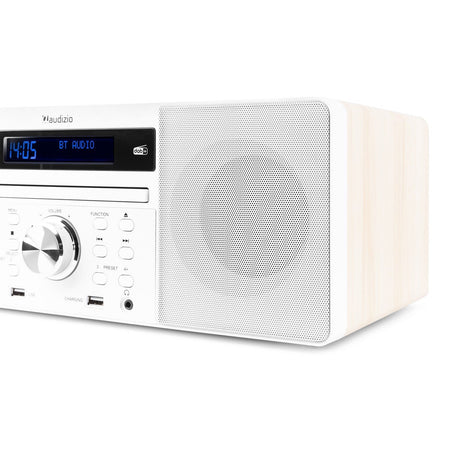 Audizio Prato - Sistema Musical todo - en - uno CD/DAB+ Blanco - Tempo Shop