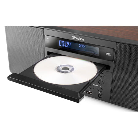 Audizio Prato - Sistema Musical todo - en - uno CD/DAB+ Madera - Tempo Shop